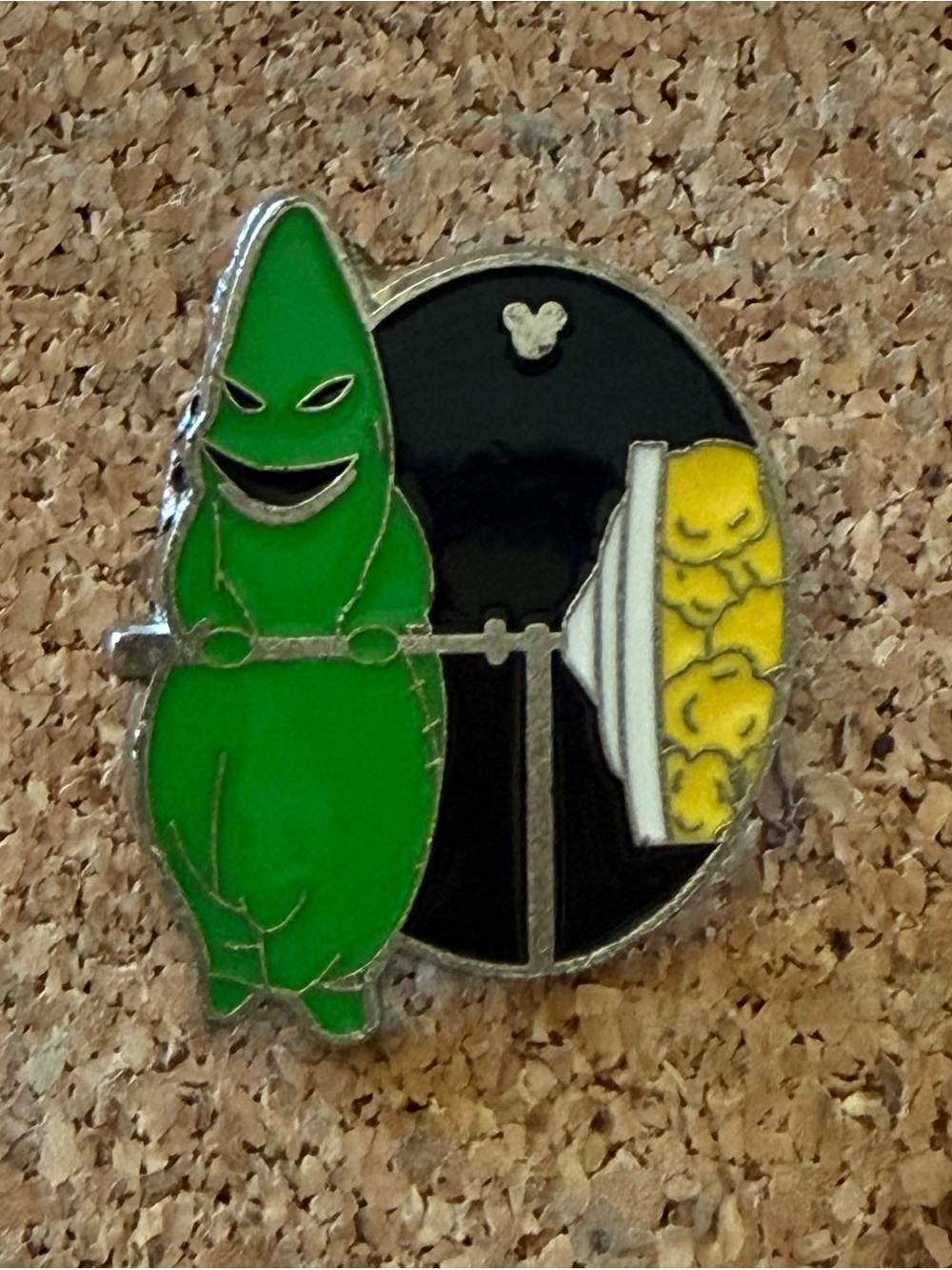 Disney Pin  Oogie boogie - Popcorn Turner - Hidden Mickey completer pin